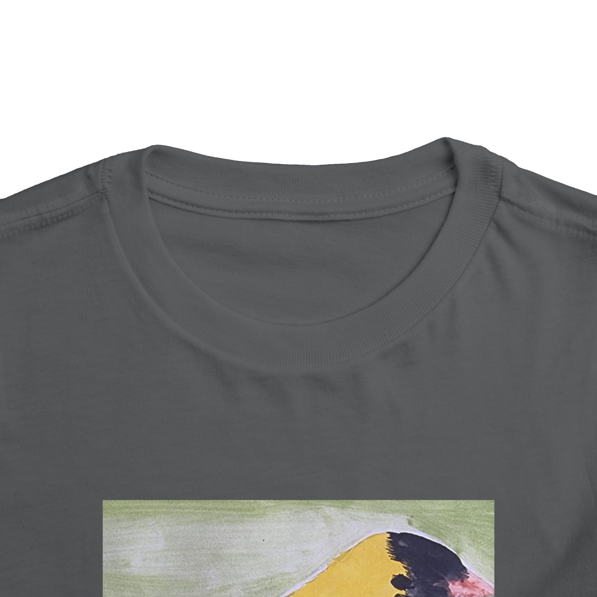Yellow Goldfinch on Cherry Blossom Branch | Kids Spring Bird Shirt