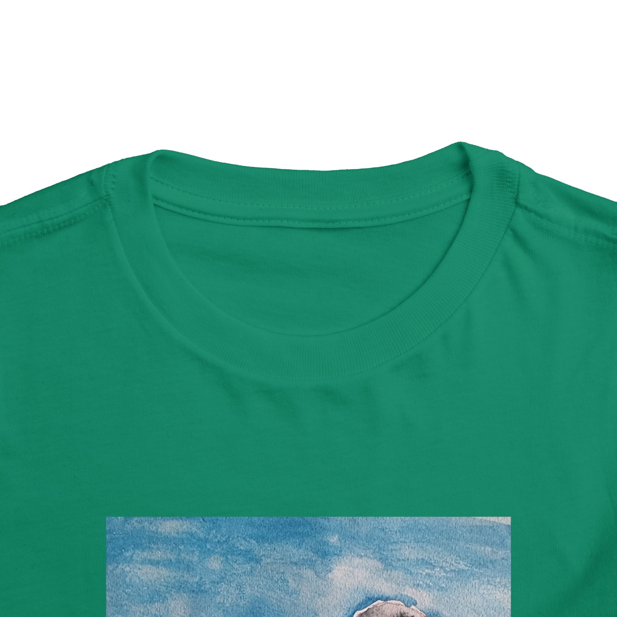 Zebra Finch Watercolor Toddler Tee