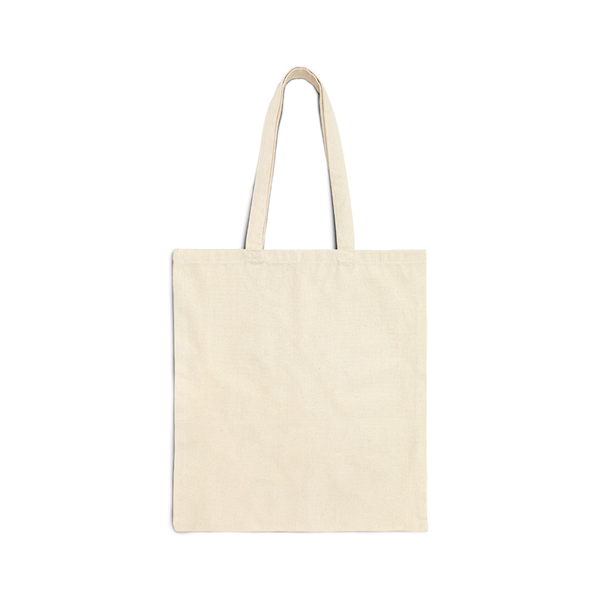 Dandelion Burst Canvas Tote Bag — Colorful Floral Art Shopper