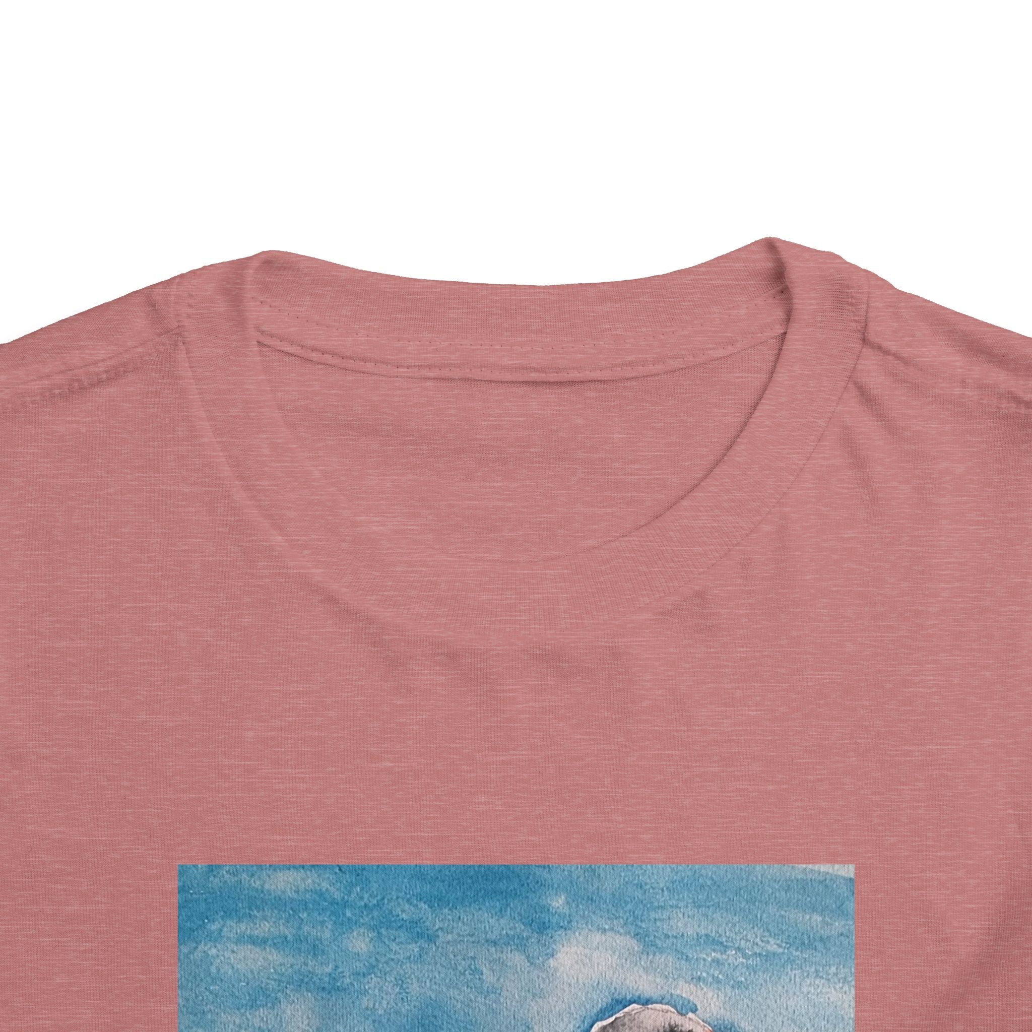 Zebra Finch Watercolor Toddler Tee