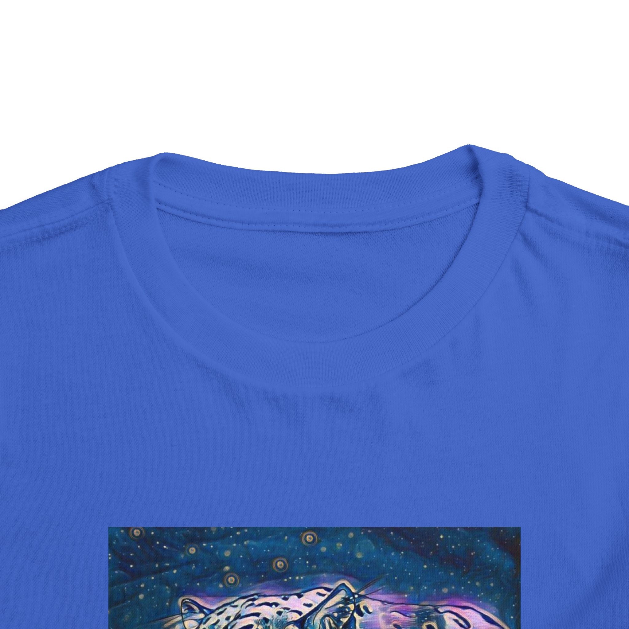 Galaxy Leopard Toddler Tee — Cosmic Animal Print Kids Shirt