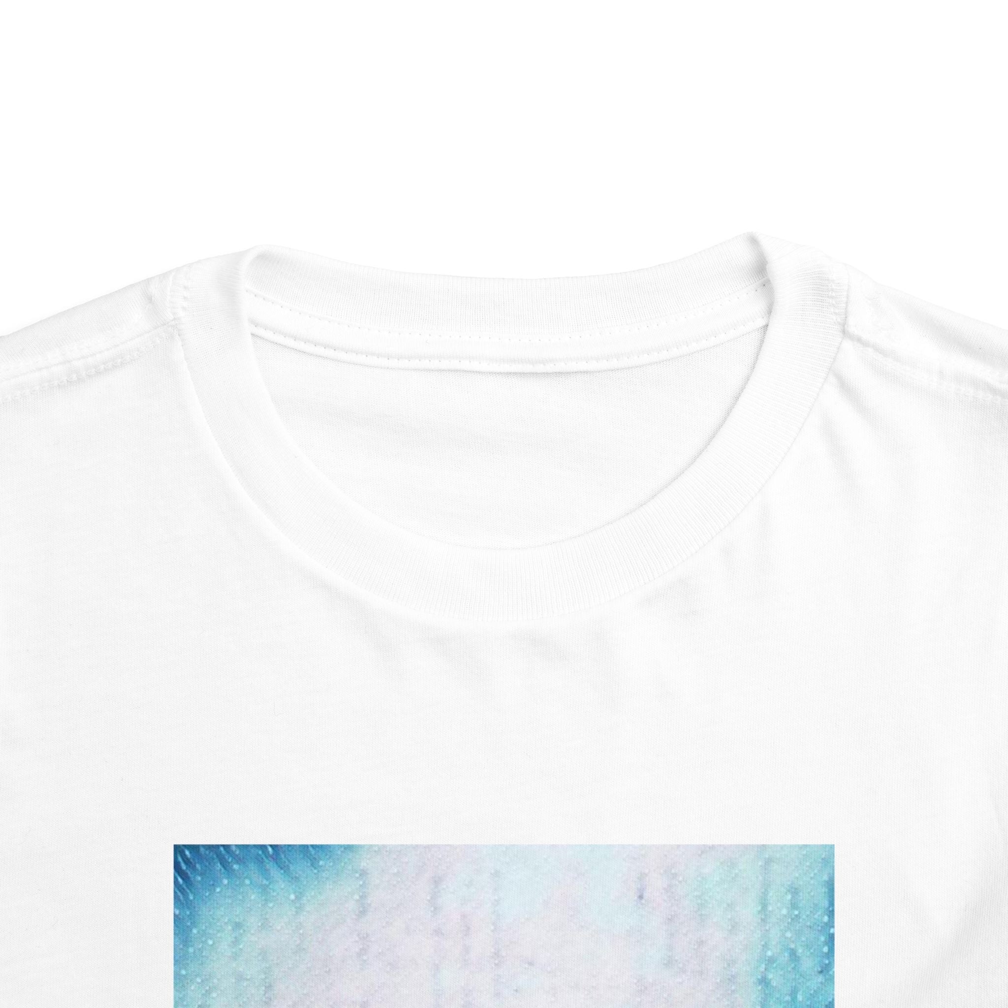 Toddler Tee — Purple Watercolor Alligator Graphic