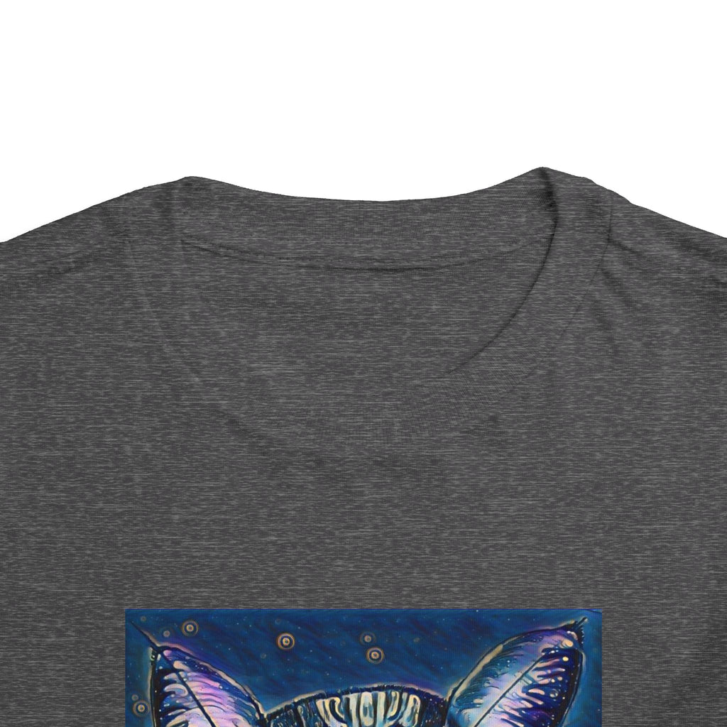 Toddler Tee — Mystical Galaxy Cat Graphic Shirt