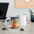 Lighthouse Watercolor Ceramic Mug — 11oz Nautical Coffee Cup