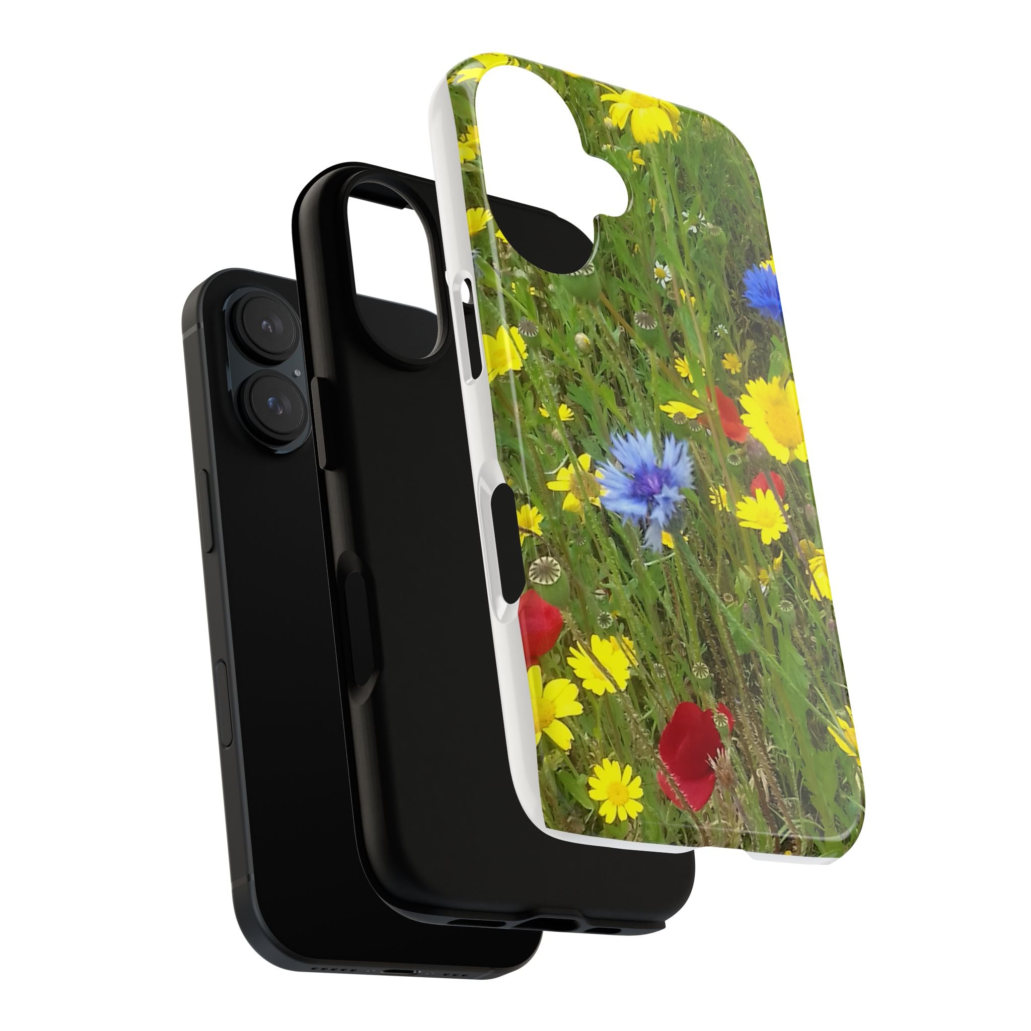 Wildflower Meadow Phone Case — Floral Tough Protective Cover