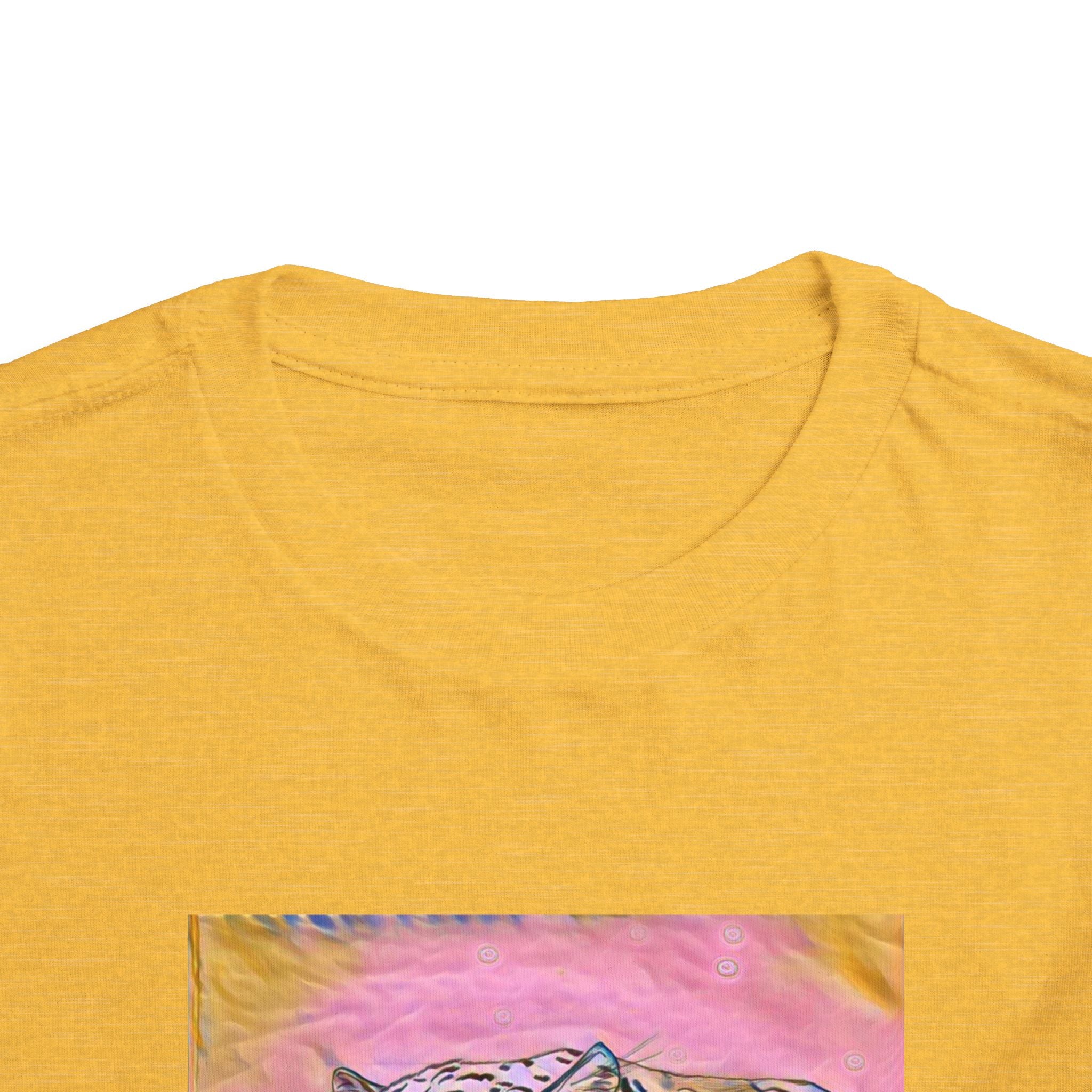 Leopard Portrait in pink Kids T-Shirt