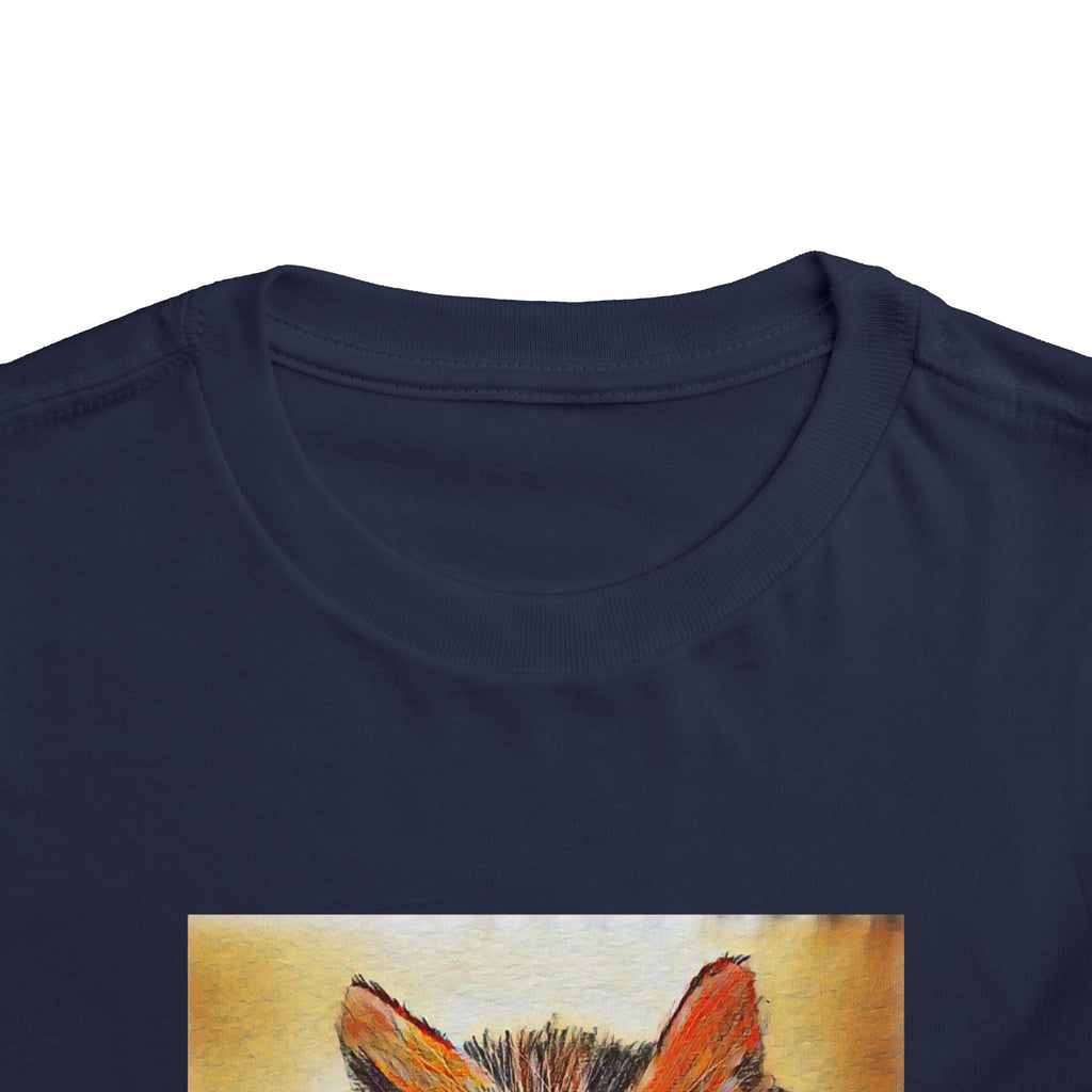 Adorable Watercolor Kitten Toddler Tee