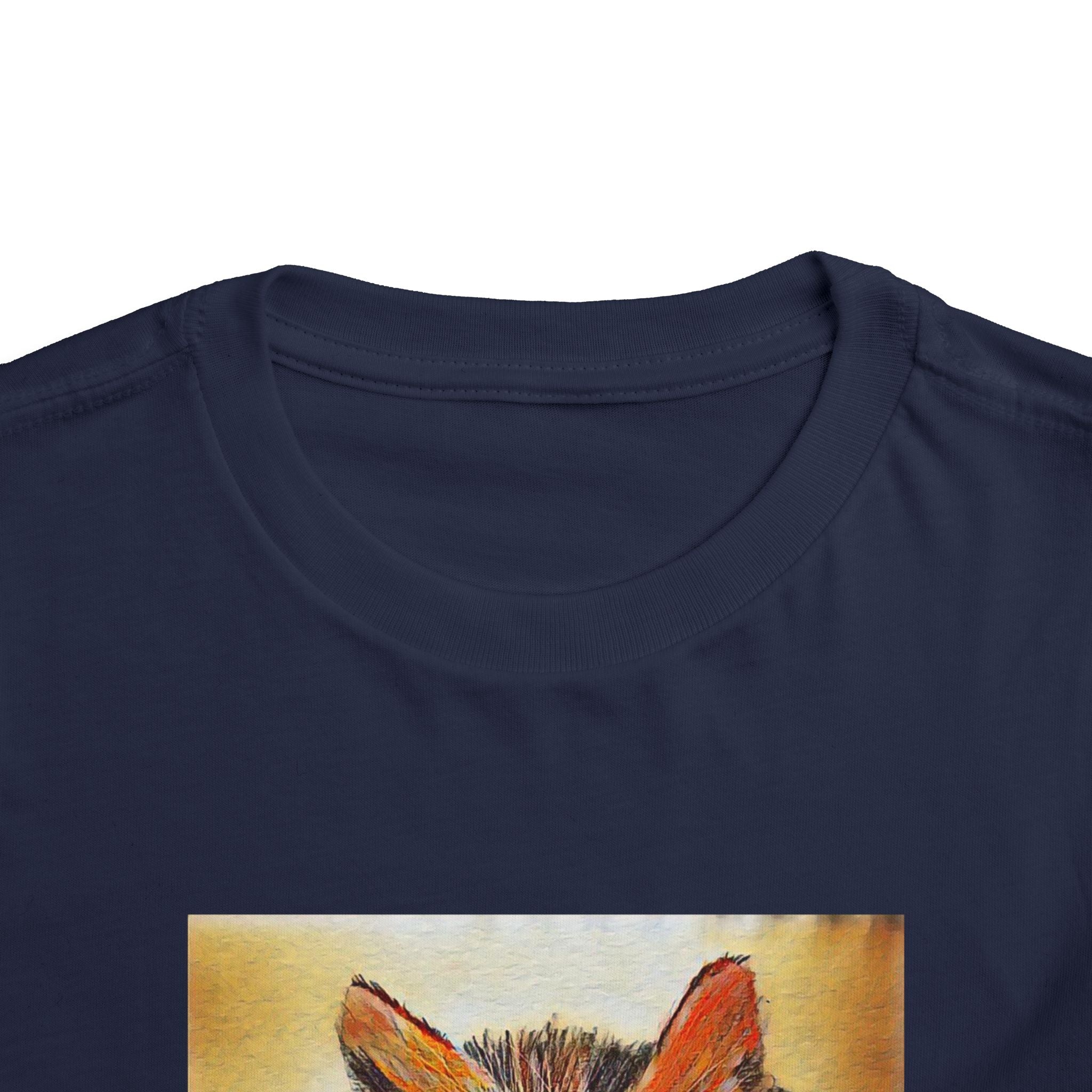 Adorable Watercolor Kitten Toddler Tee