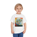 Abstract Leopard Toddler Tee — Colorful Wildlife Art Shirt